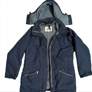 Vintage THE NORTH FACE Brown Label Parka Jacket Made in USA Women’s L Navy